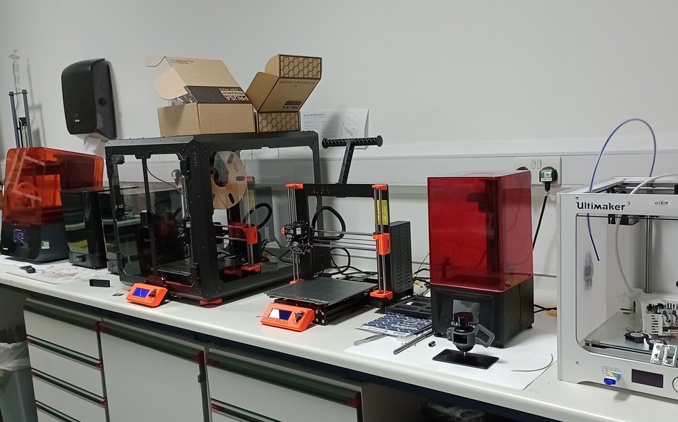 3D printers inside The Natural History Museum's 3D Visualisation Lab
