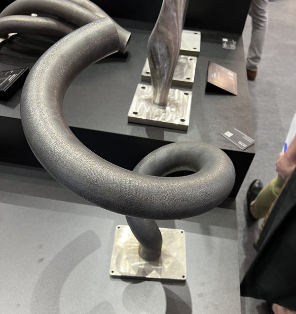 3D printed helical coil from Meltio and AI Build