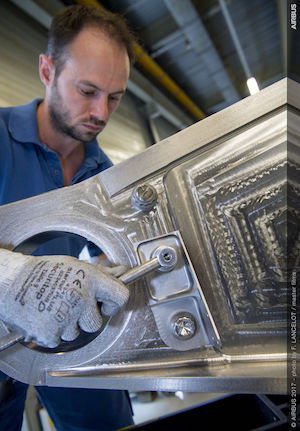 Airbus Arconic ALM-bracket-assembly