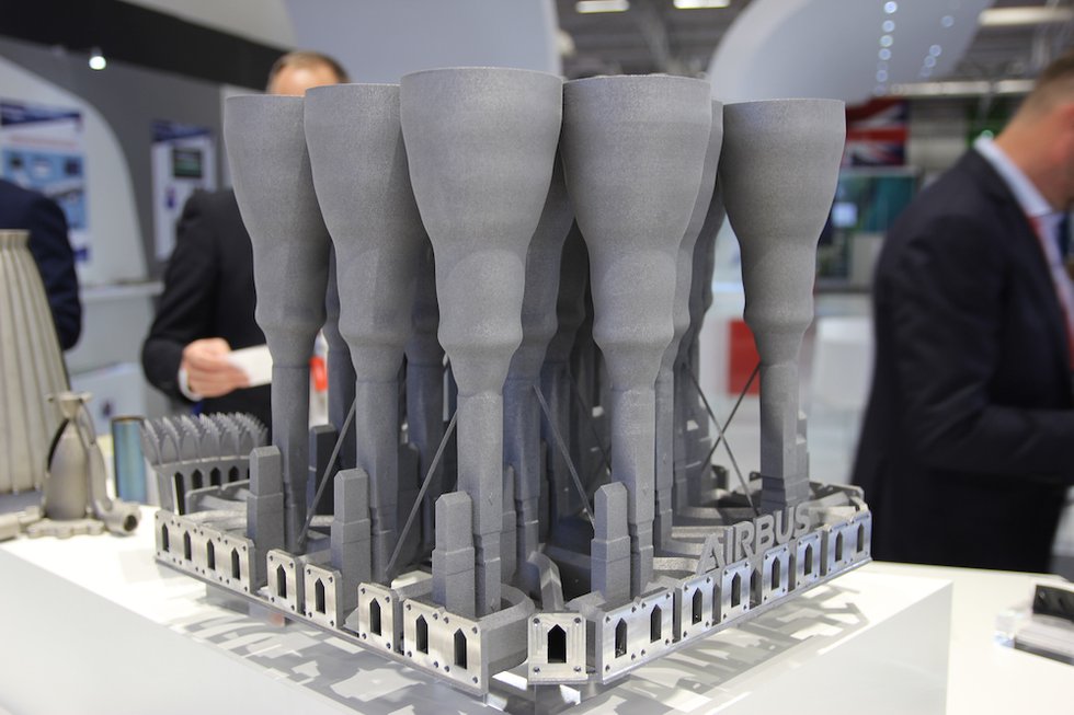 Airbus 3D printed aluminium antenna cluster Airbus 3D printed aluminium antenna cluster