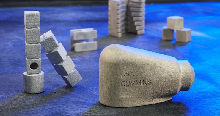 Cummins' first metal binder jet 3D printed part now in final stages of production.jpeg