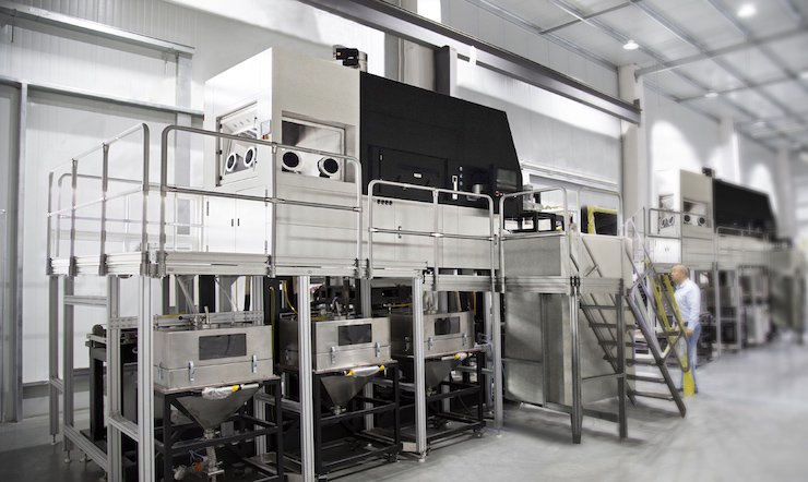 Falcontech's customised metal additive manufacturing system.