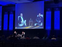 Greg Morris on stage at AMUG 2024