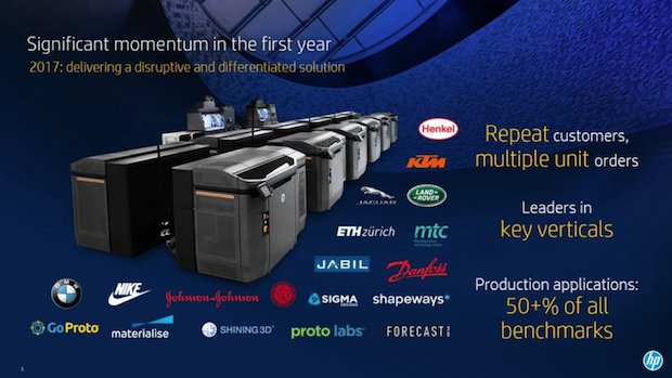 HP MJF customers