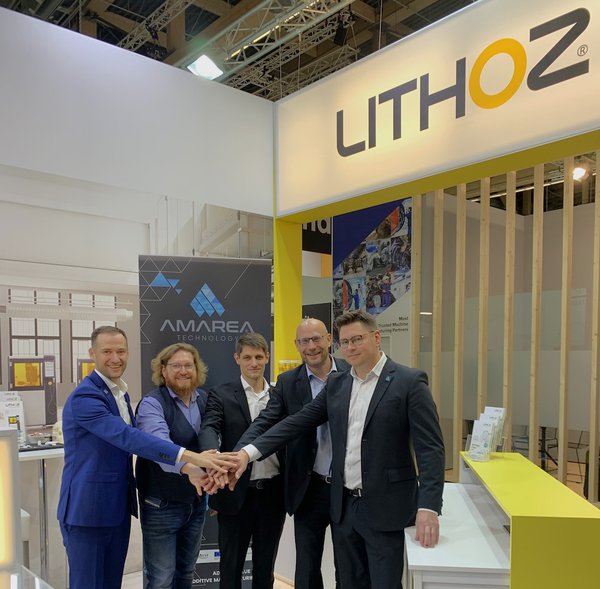Lithoz and AMAREA teams at Formnext