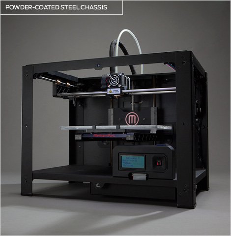 Powder-coated steel chassis
