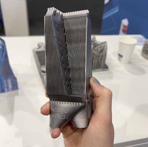 Heat exchanger demonstrating Oqton 3DXpert capabilities
