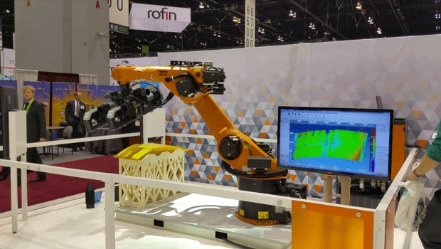 FARO and KUKA's robotic arm for automated inspection