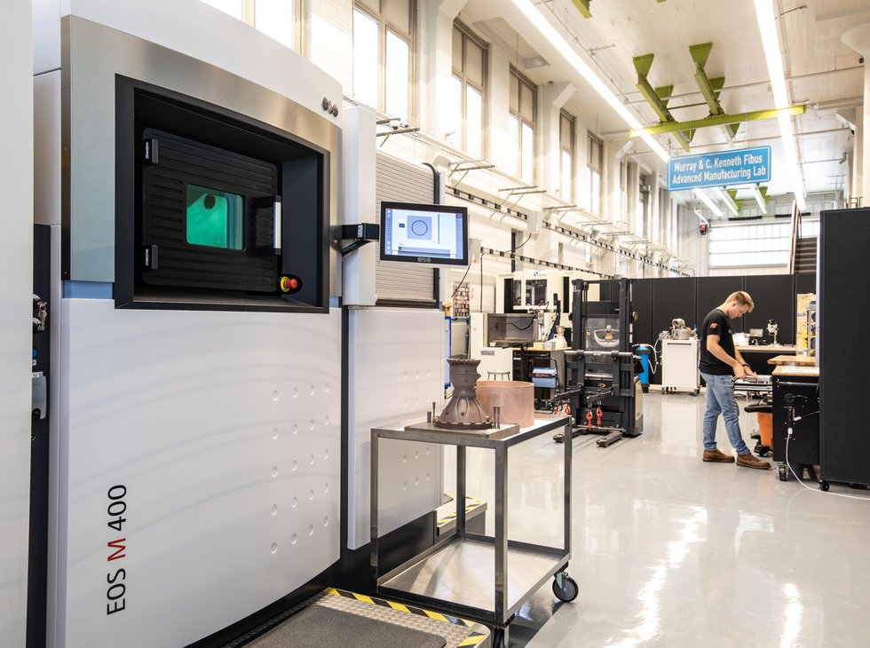 EOS M 400 at Ursa Major's Advanced Manufacturing Lab in Youngstown, Ohio.