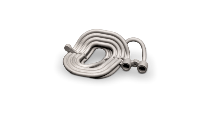 Dampening coil manufactured by 3D systems